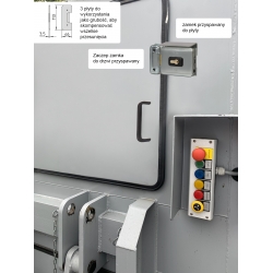 Zamek elektryczny , 7928  ,  do kontenerów